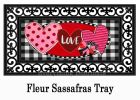 Hearts and Love Sassafras Mat - 10 x 22 Insert Doormat