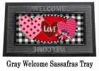 Hearts and Love Sassafras Mat - 10 x 22 Insert Doormat
