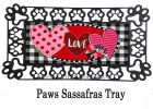 Hearts and Love Sassafras Mat - 10 x 22 Insert Doormat