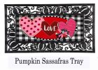 Hearts and Love Sassafras Mat - 10 x 22 Insert Doormat