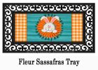 Carrot Wreath Sassafras Mat - 10 x 22 Insert Doormat