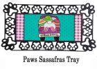 Easter Truck Bunny Bottom Sasafras Mat - 10 x 22 Insert Doormat