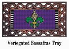 Animal Print Fleur De Lis Sassafras Mat - 10 x 22 Insert Doormat