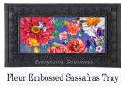English Garden Florals Sassafras Mat - 10 x 22 Insert Doormat