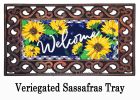 Sunflower Welcome Sassafras Mat - 10 x 22 Insert Doormat