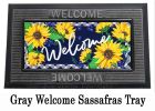 Sunflower Welcome Sassafras Mat - 10 x 22 Insert Doormat