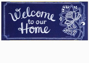 August Home Sassafras Mat - 10 x 22 Insert Doormat