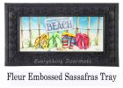 Flip Flops in Sand Sassafras Mat - 10 x 22 Doormat