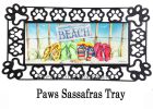 Flip Flops in Sand Sassafras Mat - 10 x 22 Doormat