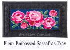 Peony Garden Welcome Sassafras Mat - 10 x 22 Insert Doormat