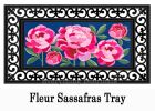 Peony Garden Welcome Sassafras Mat - 10 x 22 Insert Doormat