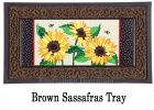 Sunflowers and Daisies Sassafras Mat - 10 x 22 Insert Doormat