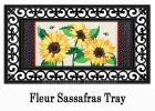 Sunflowers and Daisies Sassafras Mat - 10 x 22 Insert Doormat