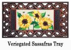 Sunflowers and Daisies Sassafras Mat - 10 x 22 Insert Doormat