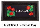 Geranium Welcome Sassafras Mat - 10 x 22 Insert Doormat