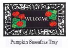 Geranium Welcome Sassafras Mat - 10 x 22 Insert Doormat