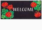 Geranium Welcome Sassafras Mat - 10 x 22 Insert Doormat