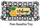 Pineapple and Florals Sassafras Mat - 10 x 22 Insert Doormat