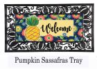 Pineapple and Florals Sassafras Mat - 10 x 22 Insert Doormat