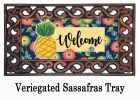 Pineapple and Florals Sassafras Mat - 10 x 22 Insert Doormat