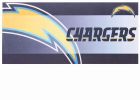 San Diego Chargers Sassafras Mat - 10 x 22 Insert Doormat