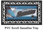 San Jose Sharks Sassafras Mat - 10 x 22 Insert Doormat