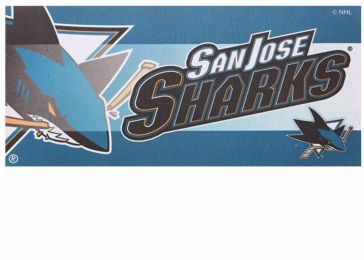 San Jose Sharks Sassafras Mat - 10 x 22 Insert Doormat