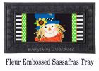 Scarecrow Friend Sassafras Mat - 10 x 22 Insert Doormat