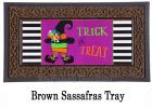 Trick or Treat Witch Sassafras Mat - 10 x 22 Insert Doormat