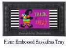 Trick or Treat Witch Sassafras Mat - 10 x 22 Insert Doormat