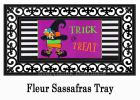 Trick or Treat Witch Sassafras Mat - 10 x 22 Insert Doormat