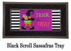 Trick or Treat Witch Sassafras Mat - 10 x 22 Insert Doormat