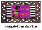 Trick or Treat Witch Sassafras Mat - 10 x 22 Insert Doormat