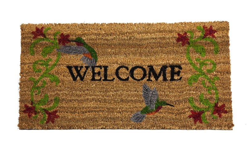 Classic Coir Hummingbird Doormat