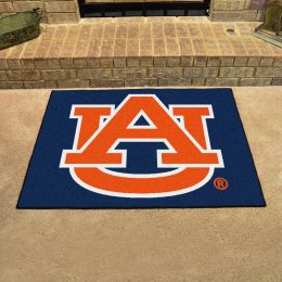 Auburn University "AU" All Star DoorMat - Vinyl Backed 34" x 44"