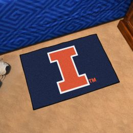 University of Illinois Starter Nylon Eco Friendly  Doormat