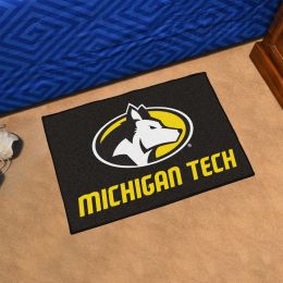 MTU Huskies Helmet Starter Doormat - 19 x 30