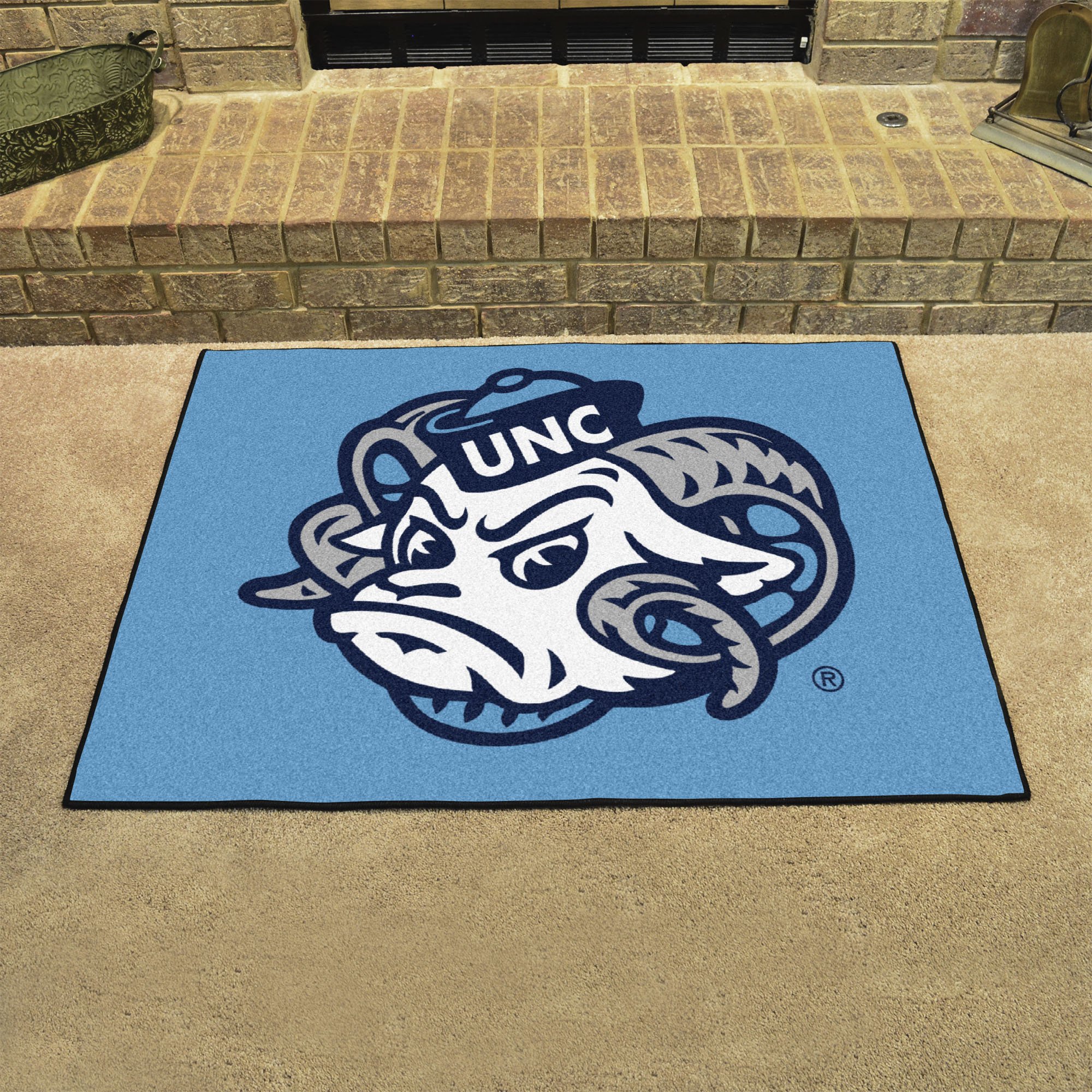 Carolina Rameses Logo All Star Area Mat - 34" x 44.5"