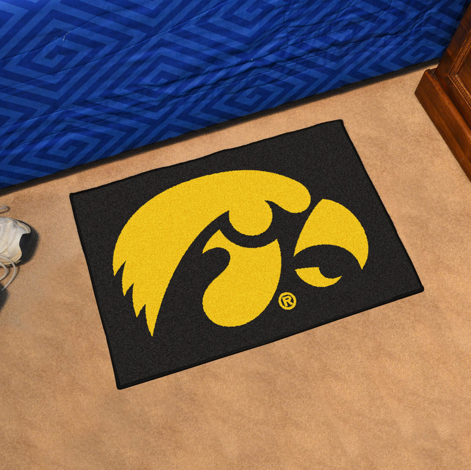 University of Iowa Starter Nylon Eco Friendly  Doormat