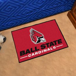 Ball State University Cardinals Starter Doormat - 19" x 30"