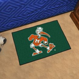 University of Miami Starter Doormat - 19x30