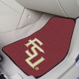 Florida State University  2pc Printed Carpet Car Mat Set