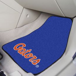 FL  Gators 2pc Carpet Floor Mat Set - Mascot