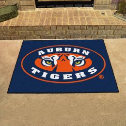 Auburn Tigers Logo All Star Doormat - Nylon 34" x 44"
