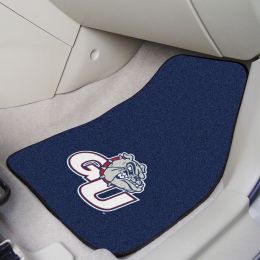 Zags Bulldogs 2pc Carpet Floor Mat Set - Mascot