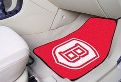 Bradley University Braves 2pc Carpet Floor Mat Set