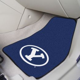 Brigham Young University 2pc Carpet Car Mat Set