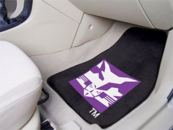 New York University Licensed  2pc Printed Carpet Car Mat Set