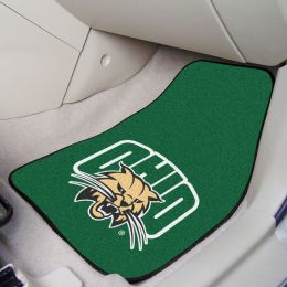 OU Bobcats 2pc Carpet Floor Mat Set - Mascot