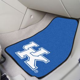 UK Logo 2pc Carpet Floor Mat Set - Nylon & Vinyl